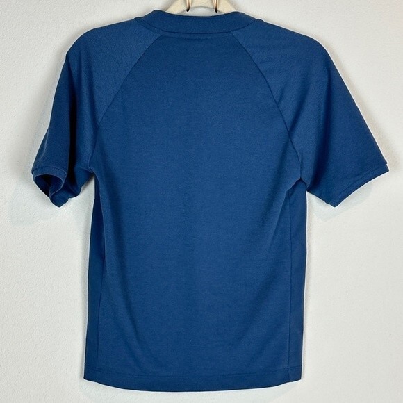 Uniqlo x Theory Blue Pique Slim-Fit Quarter-Zip Shirt XXS - Picture 4 of 8